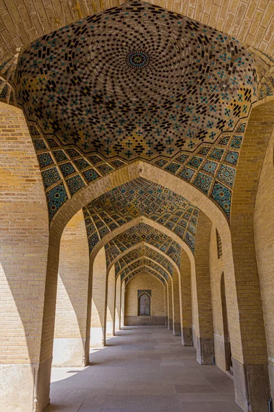 Арка Мечети Насир Аль Мульк Ширазе Иран — стоковое фото