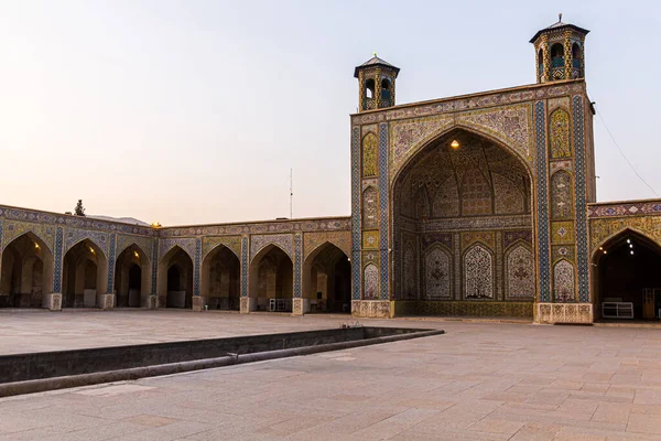 Dziedziniec Meczetu Vakil Shiraz Iran — Zdjęcie stockowe