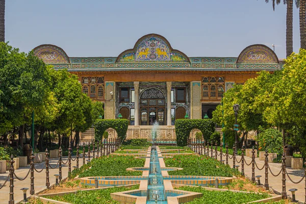 Ran Shiraz Şehrinde Qavam Evi Ile Naranjestan Bahçesi — Stok fotoğraf