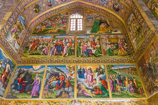 Isfahan Iran Juli 2019 Frescos Vank Cathedral Isfahan Iran — Stockfoto