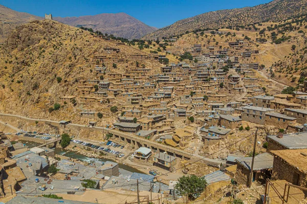 Palangan Pueblo Escalonado Región Del Kurdistán Irán —  Fotos de Stock