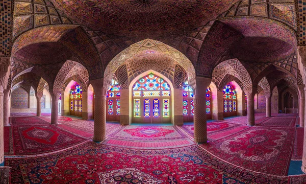 Mezquita Nasir Mulk Shiraz Ira — Foto de Stock