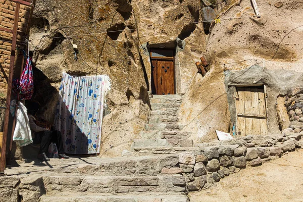 Logements Dans Une Grotte Village Kandovan Iran — Photo