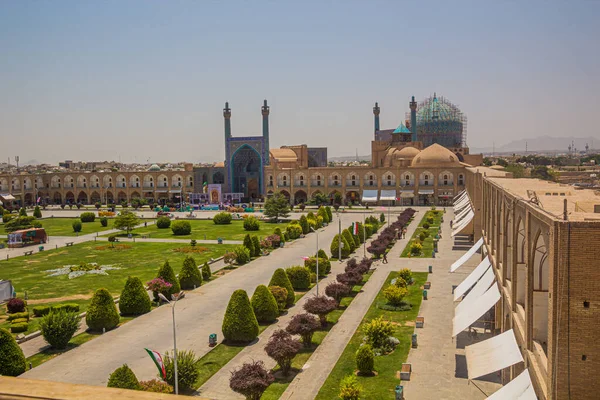 Shah Moske Naqsh Jahan Square Isfahan Iran - Stock-foto