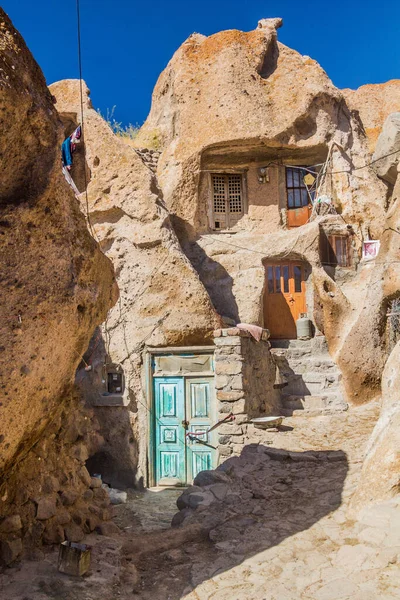 Grotte Falaise Maisons Dans Village Kandovan Iran — Photo