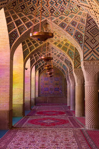 Nasir Mulk Moschee Shiraz Iran — Stockfoto