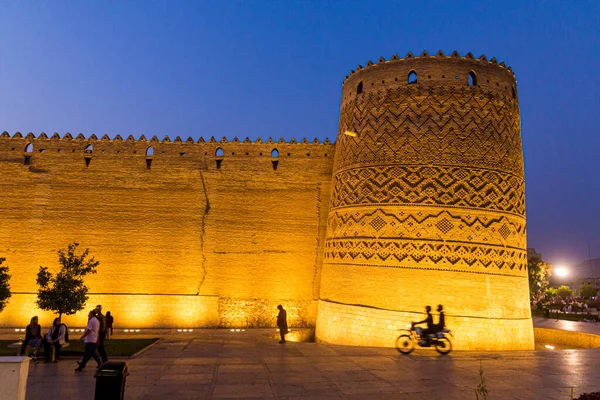 Shiraz Iran July 2019 Evening View Karim Khan Citadel Shiraz — Stock Photo, Image