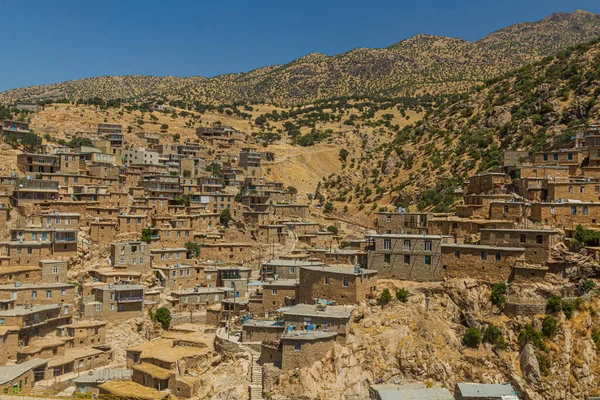 Palangan Escaladé Village Dans Région Kurdistan Iran — Photo