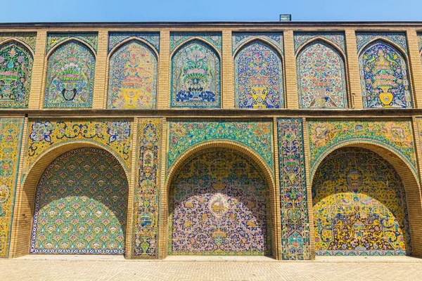 Mauern Des Golestan Palastes Teheran Der Hauptstadt Des Iran — Stockfoto