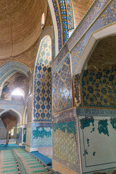 Tabriz Iran Luglio 2019 Interno Della Moschea Blu Tabriz Iran — Foto Stock