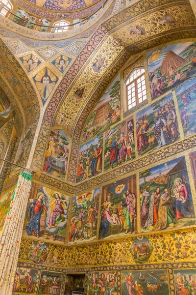 Isfahan Iran Juli 2019 Interieur Van Vank Kathedraal Isfahan Iran — Stockfoto