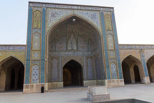 Portal Iwan Vakil Mosque Shiraz Iran — Stock Photo, Image