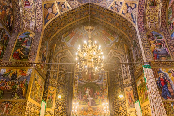 Isfahan Ran Temmuz 2019 Ran Sfahan Kentindeki Vank Katedralinin Içi — Stok fotoğraf