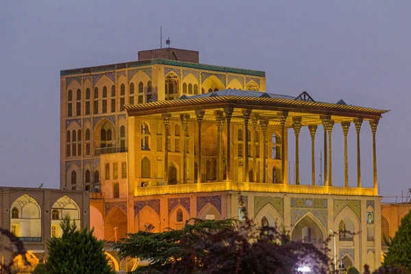 Vue Soir Palais Ali Qapu Sur Place Naqsh Jahan Ispahan — Photo