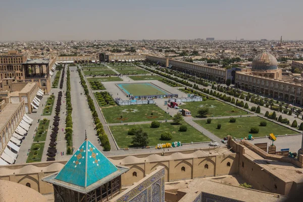 Widok Lotu Ptaka Plac Naqsh Jahan Isfahan Iran — Zdjęcie stockowe