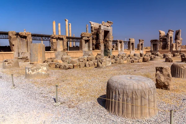 Ερείπια Της Αρχαία Περσέπολη Ιράν — Φωτογραφία Αρχείου