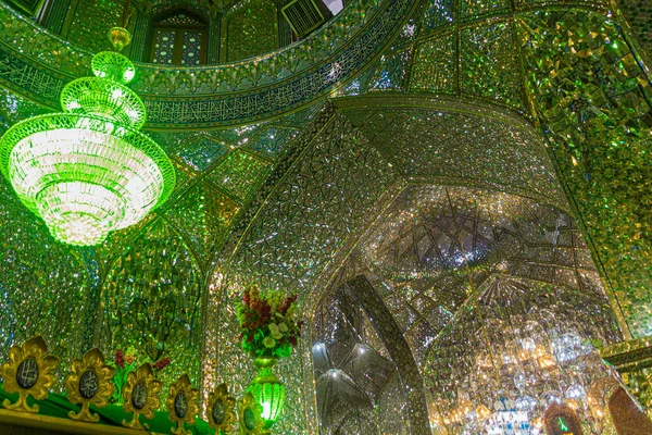 Shiraz Írán Června 2019 Interiér Imamzadeh Ali Ebn Hamze Ali — Stock fotografie