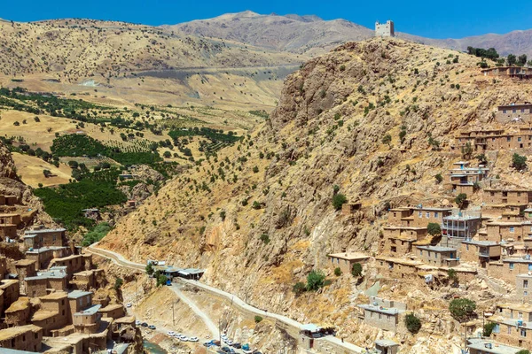 Palangan Escaladé Village Dans Région Kurdistan Iran — Photo