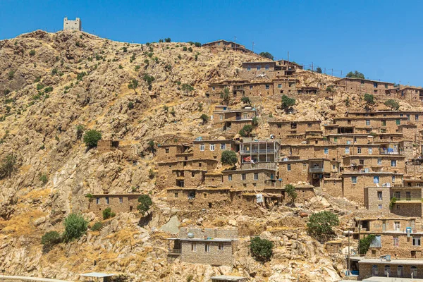 Palangan Escaladé Village Dans Région Kurdistan Iran — Photo
