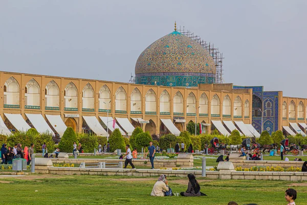 Isfahan Iran Juillet 2019 Mosquée Cheikh Lotfollah Sur Place Naqsh — Photo