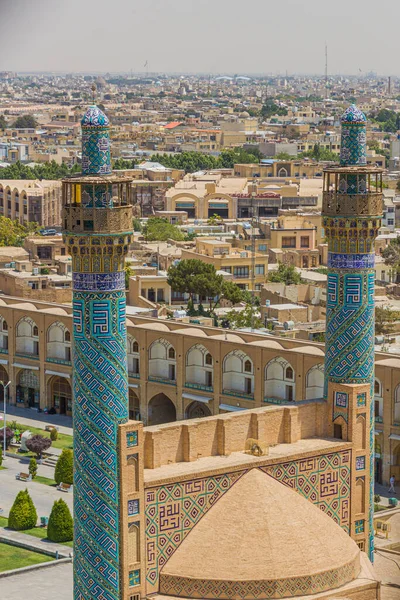 イラン イサファーンのシャー モスクのミナレット — ストック写真