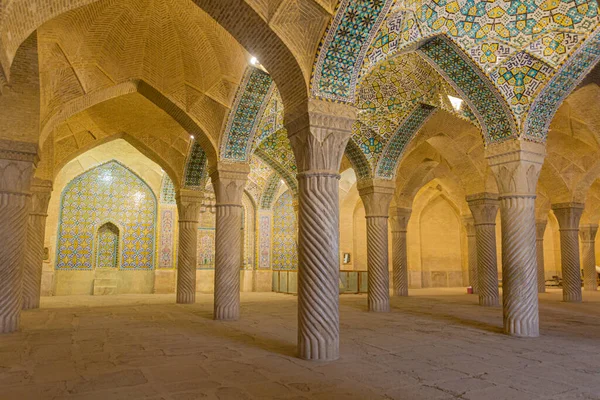 Vakil Mecset Boltozatai Shirazban Iránban — Stock Fotó