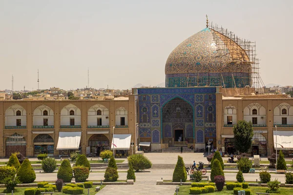 Isfahan Iran Juli 2019 Sheikh Lotfollah Moskén Vid Naqsh Jahan — Stockfoto