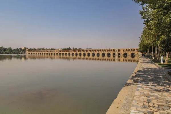 Allahverdi Khan Pol Puente Isfahán Irán — Foto de Stock