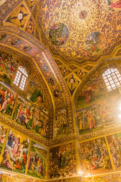 Isfahan Iran 2019年7月10日 伊朗伊斯法罕大教堂的内部 — 图库照片