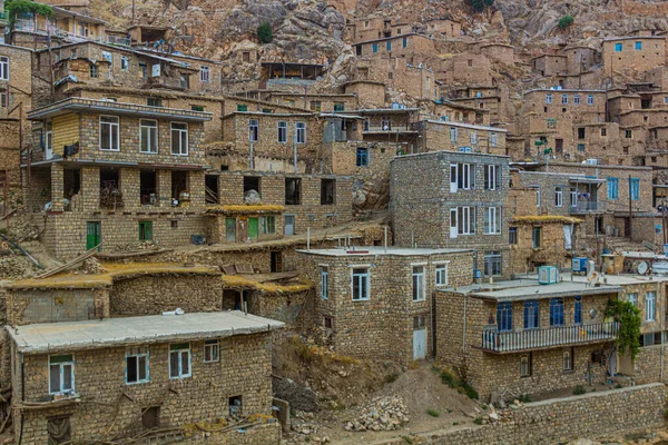 Palangan Escaladé Village Dans Région Kurdistan Iran — Photo