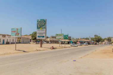 BERBERA, SOMALILAND - APRIL 13, 2019: View of a street in Berbera, Somaliland