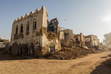 Collapsed old house in Berbera, Somaliland