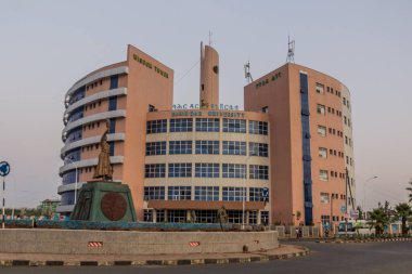 BAHIR DAR, ETHIOPIA - APRIL 1, 2019: Bahir Dar University building, Ethiopia