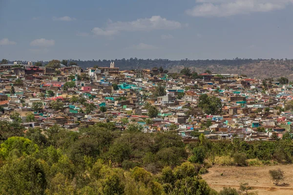 Aerial View Harar Old Town Ethiopia — Foto Stock