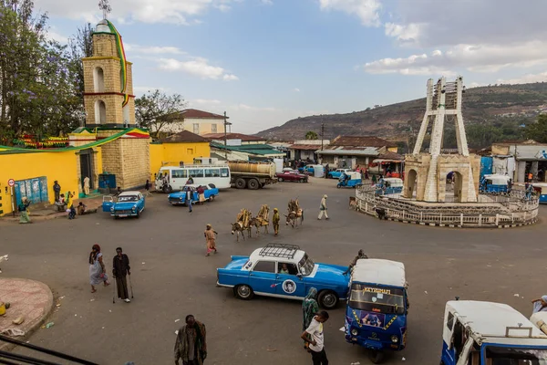 Harar Ethiopia April 2019 Feres Magala Square Harar Ethiopia — стоковое фото