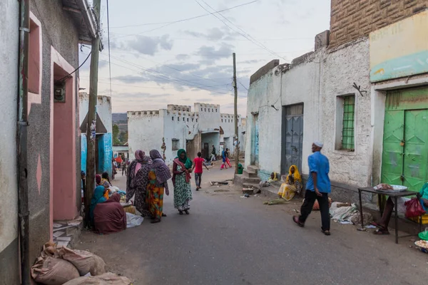 Harar Ethiopia April 2019 Street Old Town Harar Ethiopia — Fotografia de Stock