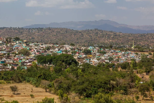 Aerial View Harar Old Town Ethiopia — стоковое фото