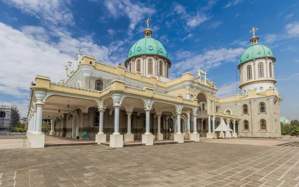 Medhane Alem Cathedral Addis Ababa Ethiopia — Stockfoto