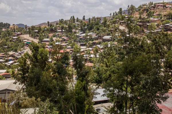 Aeral View Lalibela Ethiopia — Foto Stock