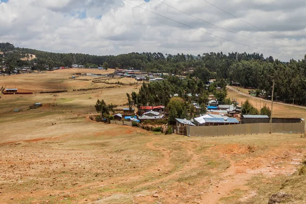 Hilly Entoto Suburbs Addis Ababa Ethiopia — Stock Photo, Image