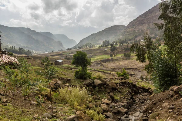 View Landscape Lalibela Ethiopia — стоковое фото