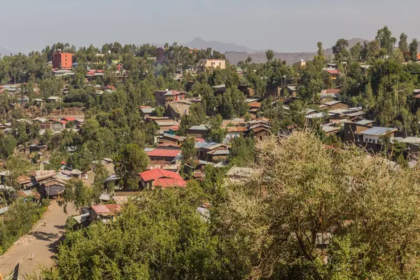 Aerial View Lalibela Village Ethiopia — стоковое фото