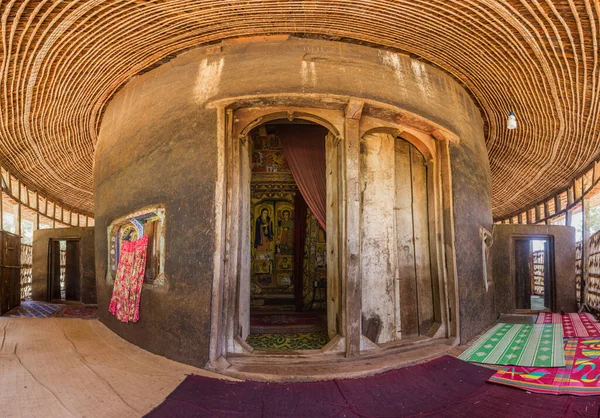 Tana Ethiopia April 2019 Ura Kidane Meret Mihret Monastery Zege — Fotografia de Stock