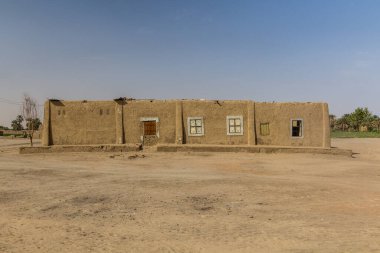 Sudan, Abri yakınlarındaki Nubian evi.