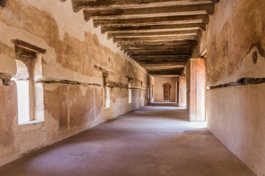 ETHIOPIA - 13 Mart 2019: Gondar, Etiyopya 'daki Kraliyet Sarayı' nın İçişleri