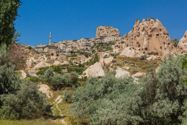 Kapadokya 'daki Uchisar köyüne bak, Türkiye