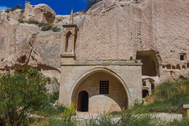 Zelve Açık Hava Müzesi 'ndeki cami, Kapadokya, Türkiye