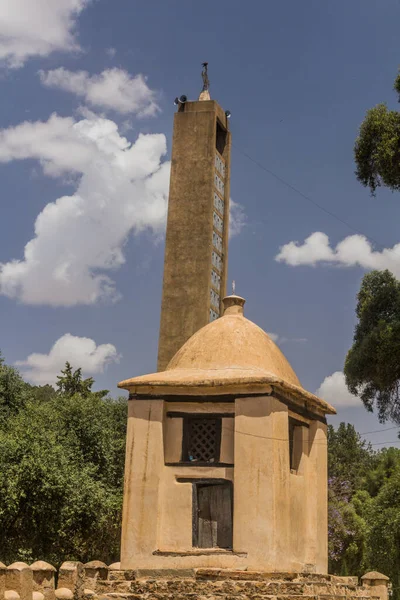 Small church in the Church of St Mary of Zion complex in Axum, Ethiopia