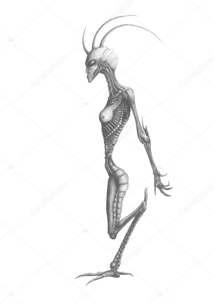 Alien woman