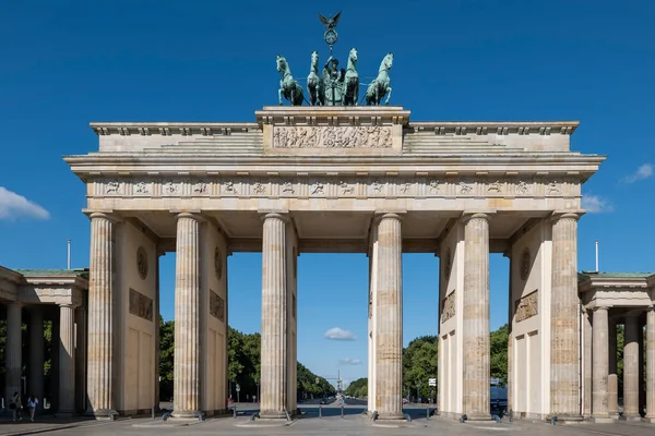 Németország Berlin Brandenburgi Kapu Nappal — Stock Fotó